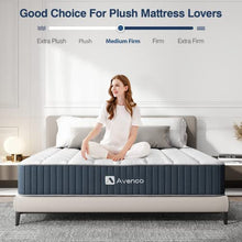 Load image into Gallery viewer, Twin Mattress,Avenco Twin Size Mattress,10 Inch Hybrid Twin Mattress in a Box,Innerspring and Comfortable Foam,Back Pain Relief, CertiPUR-US, 10 Years Support
