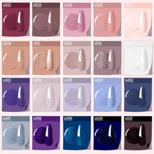 Load image into Gallery viewer, Beetles 20Pcs Gel Nail Polish Kit, with Glossy &amp; Matte Top Coat and Base Coat- Girls Night Collection Popular White Nude Gray Glitters Soak Off Gel Polish Gift for Girls Women
