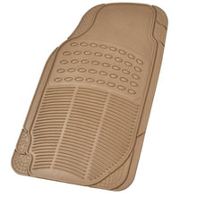 Load image into Gallery viewer, BDK Original ProLiner 3 Piece Heavy Duty Front &amp; Rear Rubber Floor Mats for Car SUV Van &amp; Truck, Beige - All Weather Floor Protection Fits Most Vehicles
