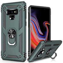 Load image into Gallery viewer, LUMARKE Galaxy Note 9 Case,Pass 16ft Drop Test Military Grade Heavy Duty Cover with Magnetic Kickstand Compatible with Car Mount Holder,Protective Phone Case for Samsung Galaxy Note 9 Pine Green
