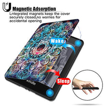 Load image into Gallery viewer, VORI Case for 6" Kindle Paperwhite (10th Generation, 2018 Release), Water-Safe Protective Soft TPU Smart Cover with Auto Sleep/Wake for Amazon Kindle Paperwhite 2018 EReader, Mandalas
