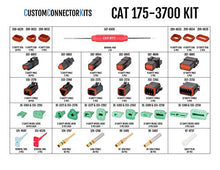 Load image into Gallery viewer, CAT-175-3700 Field Service Kit with 1U5804 CAT Crimp Tool for 22-12 AWG: Environmentally Sealed Connectors for Caterpillar and Tractor Electrical Repair
