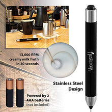 Load image into Gallery viewer, Nestpark Portable Drink Mixer Small Handheld Electric Stick Blender - Cordless and Battery Operated Bulletproof Keto Coffee Blender
