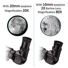 Load image into Gallery viewer, MOUTEC Telescope for Kids and Beginners with Backpack Smartphone Adapter, Portable 70mm Refractor Travel Telescope for Camping - Great Astronomy Gift for Kids to Explore Space Moon Star

