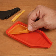 Load image into Gallery viewer, The Complete Silicone Glue Kit Wood Glue Up 4Piece Kit 2 Pack of Silicone Brushes 1 Tray 1 Comb Woodworking Glue Spreader Applicator Set
