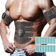 Load image into Gallery viewer, CR Electronic Hip Muscle Trainer-The Flex Belt Abdominal Muscle Toner-Abs Machine Workout-Portable Stomach Toner-Muscle Training Gear Ab Workout Equipment for Women-Ultimate Abs Belt for Men,Black
