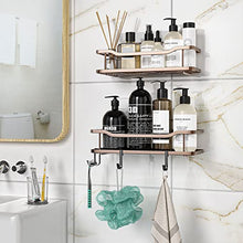 Load image into Gallery viewer, OMAIRA Shower Caddy Shower Organizer Shower Shelf, Adhesive No Drilling Stainless Steel Rustproof Rack, 2 Pack, Bronze
