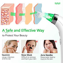 Load image into Gallery viewer, Blackhead Remover Pore Vacuum Cleaner - LONOVE Upgraded Blackhead Vacuum Rechargeable Face Vacuum Comedone Extractor Tool for Blackhead Whitehead Acne Removal, 5 Adjustable Suction Power and 4 Porbes
