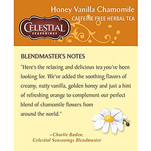 Load image into Gallery viewer, Celestial Seasonings Herbal Tea, Honey Vanilla Chamomile, Caffeine Free, 20 Tea Bags (Pack of 6)
