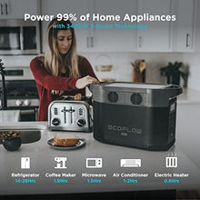Load image into Gallery viewer, EF ECOFLOW DELTA Max (2000) Portable Power Station, 2016Wh Expandable Capacity with 6 x 2400W AC Outlets, Solar Generator (Solar Panel Not Included) for Home Backup, Emergency, Outdoor Camping
