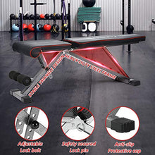 Load image into Gallery viewer, Yoleo Adjustable Folding Weight Bench (2020 Special Edition), 330lbs Weight Capacity, Decline/Incline/Flat, Workout Bench for Home Gym, Strength Training Exercise
