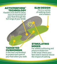 Load image into Gallery viewer, Dr. Scholl's FITNESS WALKING Insoles/Reduce Stress and Strain on your Lower Body while you Walk and Reduce Muscle Soreness (for Men's 8-14, also available for Women's 6-10) 1 Pair
