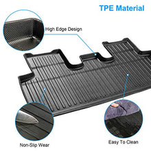 Load image into Gallery viewer, TopLight Automotive Floor Mats for Tesla Model Y All Weather Waterproof Heavy Duty 3D Floor mats Tesla Model Y Set of 3
