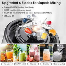 Load image into Gallery viewer, Portable Blender, GOLDFOX USB Rechargeable Personal Blender for Shakes and Smoothies, 15oz Detachable Portable Juicer Cup Small Fruit Juice Mixer for Travel, Gym, Office etc. FDA BPA Free (with Brush)
