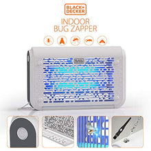 Load image into Gallery viewer, BLACK+DECKER Bug Zapper | Electric UV Insect Catcher &amp; Killer for Flies, Mosquitoes, Gnats &amp; Other Flying Pests | 6,000 Sq/Ft Coverage for Home, Kitchen, Covered Patio &amp; Other Indoor/Outdoor Areas
