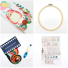 Load image into Gallery viewer, Maydear Stamped Embroidery Kit for Beginners with Pattern, Cross Stitch kit, Embroidery Starter Kit Including Embroidery Hoop, Color Threads and Embroidery Scissors - Fragrance
