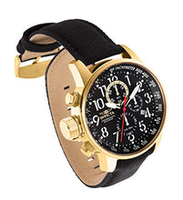 Load image into Gallery viewer, Invicta Men's 1515 I Force Collection 18k Gold Ion-Plated Watch with Black Cloth-Covered Band
