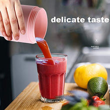 Load image into Gallery viewer, Portable Blender, Telescopic Personal Blender for Shakes and Smoothies, Mini Jucier Cup USB Rechargeable Strong Power Small Blender for Home Office Sports Travel Outdoors (pink)
