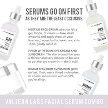 Load image into Gallery viewer, Valjean Labs Facial Serum, Combo Pack of Hydrate, Glow, and Firm (1oz Bottles)
