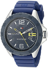 Load image into Gallery viewer, Tommy Hilfiger Men's 1791204 Stainless Steel Casual Sport Watch With Blue Silicone Band
