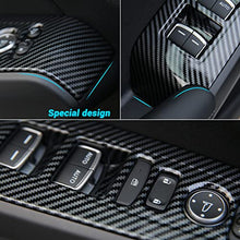 Load image into Gallery viewer, Thenice for 11th Gen Civic Window Control Panel Door Armrest Cover Door Lock Switch Trim for Honda Civic 2022 Sedan Hatchback -Carbon Fiber Grain
