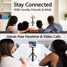 Load image into Gallery viewer, Fugetek Portable 48" Selfie Stick &amp; Tripod, All in One, Lightweight Aluminum, FaceTime, Video Teaching, Bluetooth Remote Compatible with iPhone 11/Xs MAX/XR/XS/X/8/8 Plus/7/7 Plus/6s,Galaxy S10/S9/S9
