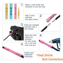 Load image into Gallery viewer, 210pcs Heat Shrink Wire Connectors Sopoby 135 pcs Heat Shrink Crimp Butt Connectors Mixed with 75 pcs Solder Seal Wire Connectors 26-10GA Electrical Connectors Waterproof Assorted Wire cnectors Kit

