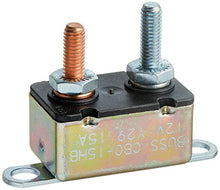 Load image into Gallery viewer, Bussmann CBC-15HB Circuit Breaker (Type I Heavy Duty Automotive with Stud Terminals and Bracket - 15 A), 1 Pack
