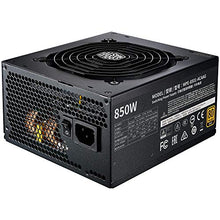 Load image into Gallery viewer, Cooler Master MWE Gold 850 V2 Full Modular, 850W, 80+ Gold Efficiency, 2 EPS Connectors, 120mm HDB Fan, Semi-fanless Operation, 5 Year Warranty
