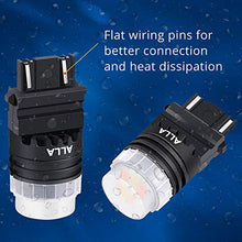 Load image into Gallery viewer, Alla Lighting Newest Mni Super Bright 3457 3157 LED Switchback Bulbs Turn Signal Lights Dual Color 6000K White (DRL/Parking)/Amber Yellow(Blinker) 4157NA 3457NA 3157NA
