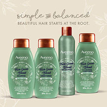 Load image into Gallery viewer, Aveeno, Fresh Greens Blend Sulfate-Free Conditioner with Rosemary, Peppermint &amp; Cucumber to Thicken &amp; Nourish, Clarifying &amp; Volumizing for Thin or Fine Hair, Paraben-Free, 12oz

