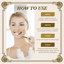 Load image into Gallery viewer, Theodent 300 Fluoride-Free Natural Toothpaste, Clinical Strength for Remineralization and Sensitivity Reduction Whitening Crystal Mint (3.4 Ounces, 96.4 Grams)

