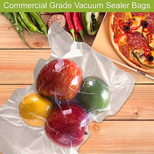 Load image into Gallery viewer, Premium!! VacYaYa100 Quart 8 x 12 Inch Food Saver Freezer Vacuum Sealer Storage Bags for Food Saver,Vac Seal a Meal Bags,BPA Free Sous Vide Vaccume Safe PreCut Bag

