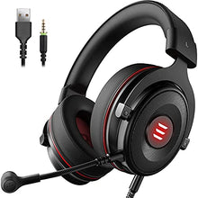 Load image into Gallery viewer, EKSA E900 USB Gaming Headset with Microphone for PC - PS4 Headset with Mic Detachable Noise Cancelling - 7.1 Surround Sound Gaming Wired Headphones Compatible with PS4, PS5, Xbox One, Computer, Laptop
