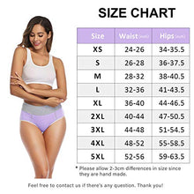 Load image into Gallery viewer, wirarpa Women's Cotton Underwear High Waist Briefs Ladies Soft Breathable Panties Full Coverage Underpants 4 Pack X-Large

