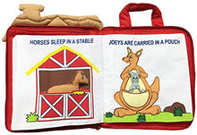 Load image into Gallery viewer, Pockets of Learning Right at Home Quiet Book, Animal Activity Busy Book for Toddlers and Children
