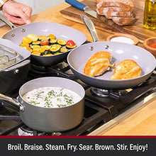 Load image into Gallery viewer, Granite Stone Pro Chalk Nonstick Pots &amp; Pans Set 13 Piece Hard Anodized Premium Cookware Set with Ultra Nonstick Diamond &amp; Mineral Coating, Oven, Dishwasher, &amp; Metal Utensil Safe, Cool Touch Handles …
