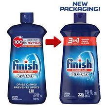 Load image into Gallery viewer, Finish Jet-Dry Rinse Aid, Dishwasher Rinse Agent and Drying Agent, 23 fl oz, Packaging may vary
