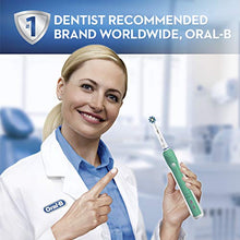 Load image into Gallery viewer, Oral-B 1000 CrossAction Electric Toothbrush, Green, Powered by Braun
