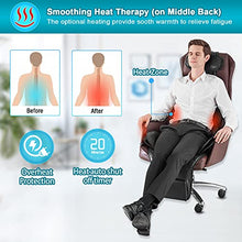 Load image into Gallery viewer, Sotion Back Massager with Air Compress &amp; Heat, Vibrating Massage Chair Pad for Home or Office Use ,Height Adjustable Massage Seat Helps Relieve Stress and Fatigue for Neck, Back, Waist and Hips
