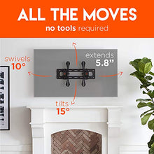 Load image into Gallery viewer, ECHOGEAR Full Tilt TV Wall Mount - Advanced Extendable Bracket for Maximum Tilting Range On Large TVs - Ideal for Mounting A 40"-86" TV Above A Fireplace - Easy Install &amp; Hardware Included - EGLT2
