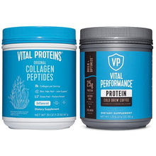 Load image into Gallery viewer, Vital Performance Protein Powder (Cold Brew) &amp; 20oz Vital Proteins Collagen Powder
