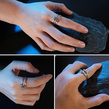 Load image into Gallery viewer, STJERNES s925 Sterling Silver Anti Anxiety Rings For Women girls，Adjustable Stacking Spinning Worry Ring，Jewelry Gift for Best Friends
