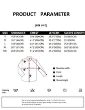 Load image into Gallery viewer, WHATLEES Mens Casual Hipster Mandarin Collar Slim Fit Long Sleeve Dress Shirts with Gold Embroidery T156 White Large
