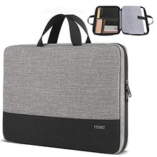 Load image into Gallery viewer, Ytonet Laptop Case, 15.6 inch TSA Laptop Sleeve Water Resistant Durable Computer Carrying Case for 15.6 inch HP, Dell, Lenovo, Asus Notebook, Gifts for Men Women, Grey
