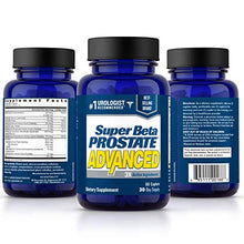 Load image into Gallery viewer, Super Beta Prostate Advanced Prostate Supplement for Men – Reduce Bathroom Trips, Promote Sleep, Support Urinary Health &amp; Bladder Emptying. Beta Sitosterol not Saw Palmetto. (60 Caplets, 1-Bottle)

