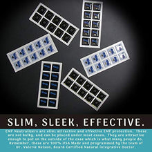 Load image into Gallery viewer, EMF Protection for Cell Phone Radiation Neutralizers + Free $45 Voucher for 3 EMF Radiation Neutralizer Buttons - Slim Design - 100% USA Made - 5, 10 or 20 Pack - Doctor Created
