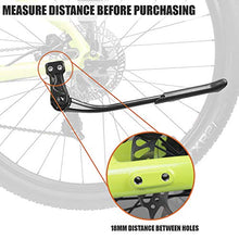 Load image into Gallery viewer, BV Adjustable Rear Mount Bicycle Bike Kickstand for 24" - 29" Mountain Bike/Road Bike/BMX/MTB
