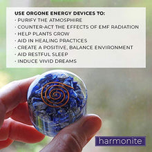 Load image into Gallery viewer, 4 Handmade Crystals and Healing Stones, 5G emf Protection and Stress Relief Gift Set. Orgonite Amethyst, Red Jasper, Rose Quartz, Lapis Lazuli Meditation, Relaxation and Restful Sleep Healing Crystals
