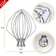 Load image into Gallery viewer, Primeswift K45DH Dough Hook K45B Flat Beater K45WW Wire Whip 3 Pieces 5 Quart Kitchen Mixer Replacement
